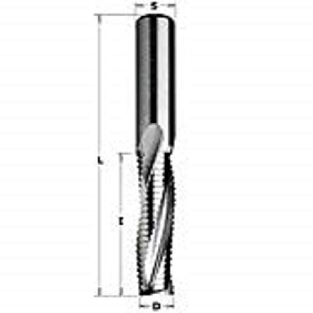 Cmt 195.081.11 - Fresa Elicoidale Z3/Rp Pos. Hwm D=8X32X80 Dx - NUOVO