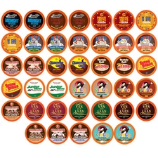 Two Rivers Hot Chocolate Flavored Pods Variety Sampler Pack,2.0 Keurig,40 ct