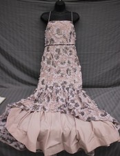 Gianni Bini Pink/Black Strapless HIGH/LOW Gown Size 8 NWT $369