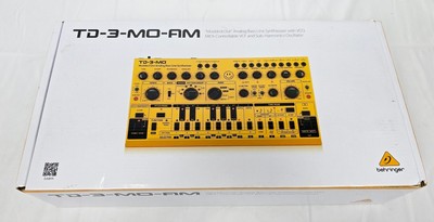 Behringer TD-3-MO-AM Analog Bass Line Synthesizer Yellow - Open Box, New!