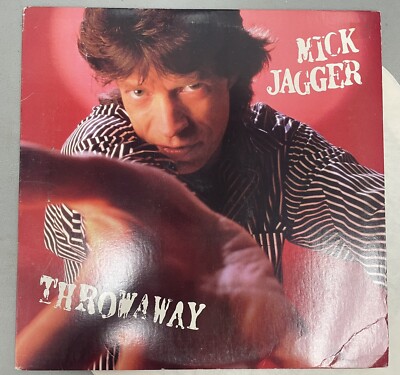 MICK JAGGER 1987 Promo 12'' Vinyl Throwaway Peace for the Wicked Record STONES