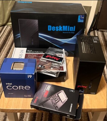 ASRock DeskMini H470 i9-11900 CPU 64GB DDR4 Samsung 980 Pro 1TB M.2 W11 Mini PC