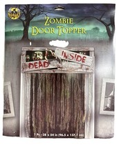 Halloween Door Curtain Decoration Hanging Prop Horror Party ZOMBIE Dead Inside