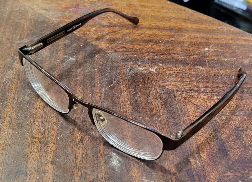 Gafas, monturas, marrones, 52-19-140, metal Lucky Brand Foto 3 de 4