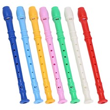 7 Pcs Recorder Kids Musical Hole Plastic Recorders Children's Toy