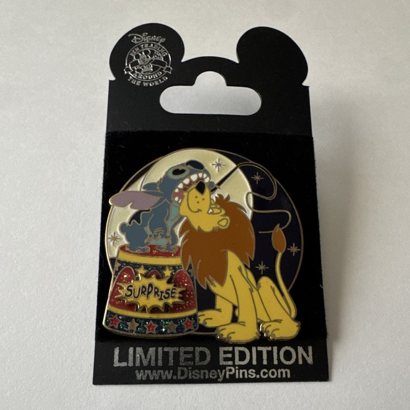 Disney Stitch Circus Glitter Limited Edition Single Pin Disneyland Resort