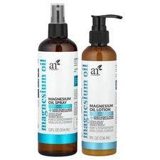 Magnesium Oil Spray & Lotion, 2 Piece Set