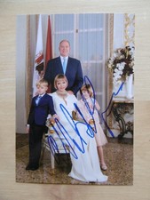 Albert Prince of Monaco autograph signed 10x15 cm postcard