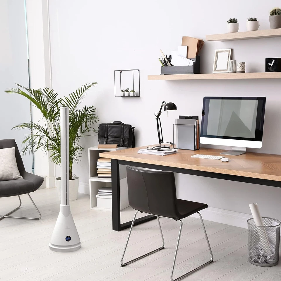 Ventilador eléctrico Westinghouse para todas las estaciones 40 pulgadas con calentador Foto 2 de 4