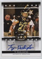 2012 Leaf US Army All-American Bowl Ty Darlington #BA-TD1 Auto 8wm