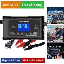 Battery Charger 0-25A,12V 24V LiFePO4 Battery Charger for Lithium,Lead Acid,A...