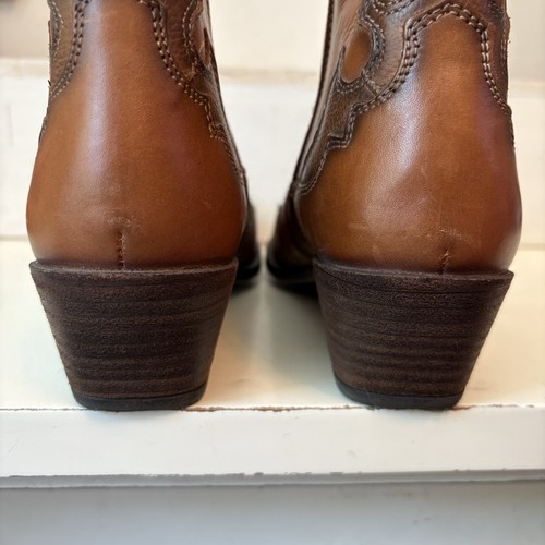 Pikolinos Damen 41 Booties Brandy Braun Western Vergel Leder Stiefel US 10 - Bild 9 von 17