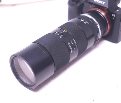 SONY E MOUNT ADAPTIERT 70-210MM Tamron F/3.5-4 ZOOMOBJEKTIV ALLE A7 NEX, A6000