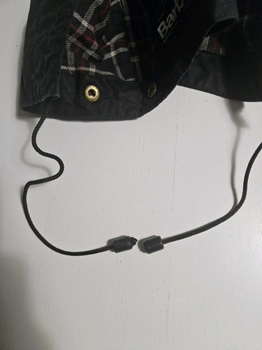 Barbour Hood Wired Wax Cotton Classic Black England One Size Snap - Picture 4 of 8