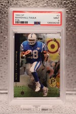 Marshall Faulk Cards, Rookie Cards, Autographed Memorabilia 15
