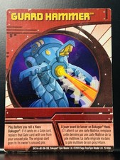 BAKUGAN Ability Card GUARD HAMMER BA744-AB-SM-GBL 2009 SM/SEGA 25/48ah