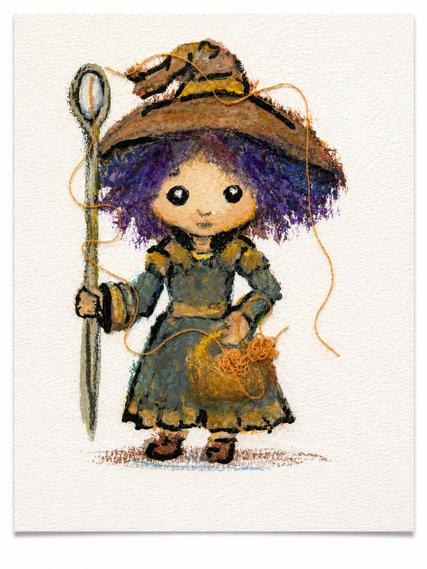 aceo art card original watercolor and mix media 2.5x3.5