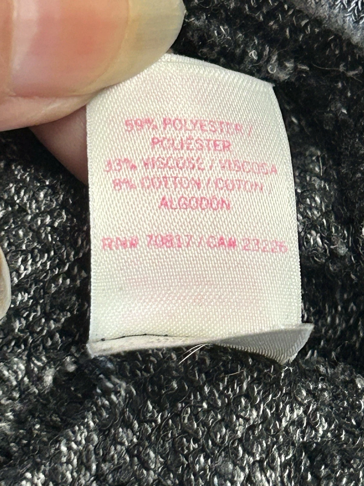 UNDERCOVER Felpa con cappuccio e zip davanti Pink By Victoria Secret taglia M