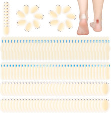100 Pcs Blister Bandages Hydrocolloid Blister Pads for Heel Waterproof Gel Adhes