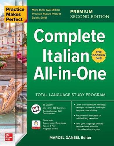 Practice Makes Perfect: Complete Italian All-in-One, Premium ... - 9781265764937 - Picture 1 of 1