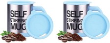 Automatic Self Stirring Mug Battery Powered Magnetic Mixing Coffee Cup Tea UK