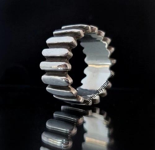 Chunky Silver Band Ring Thick Band Ring Wedding Band Ring Band Ring For Mens 925