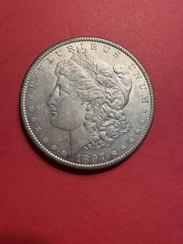 1897 Morgan Silver $1 Dollar BU NICE COIN, Combined Shipping.
