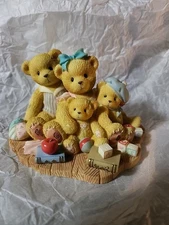 Cherished Teddies - Wesley,Phillip,Fiona,and Renee #476846 - Excl Figurine