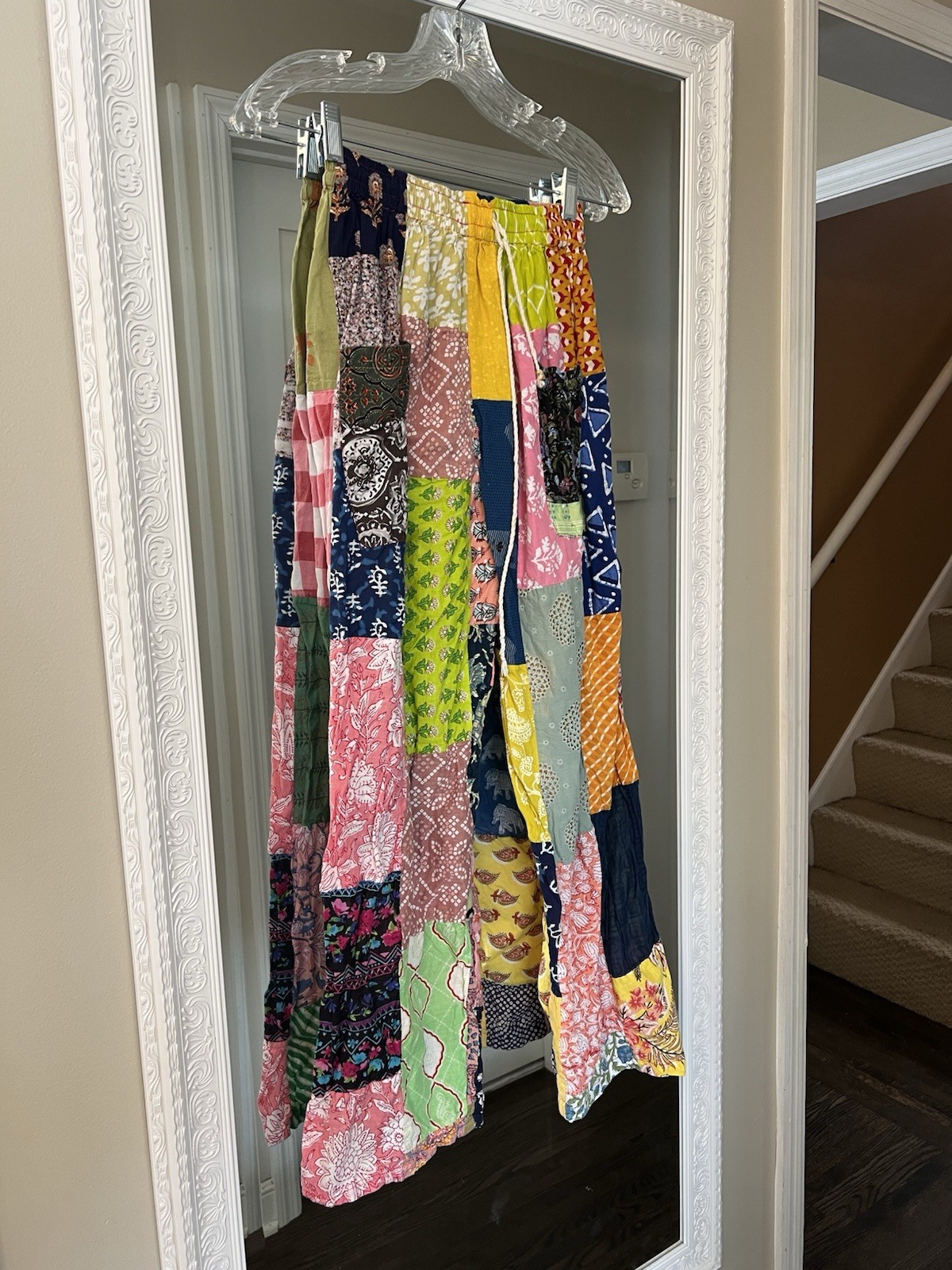 Colorful Patchwork Harem Pants Eclectic Cottageco… - image 1