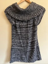 Rue21 Sweater Top Tunic Cowl Neck Festival Bohemian Whimsigoth Women's Medium
