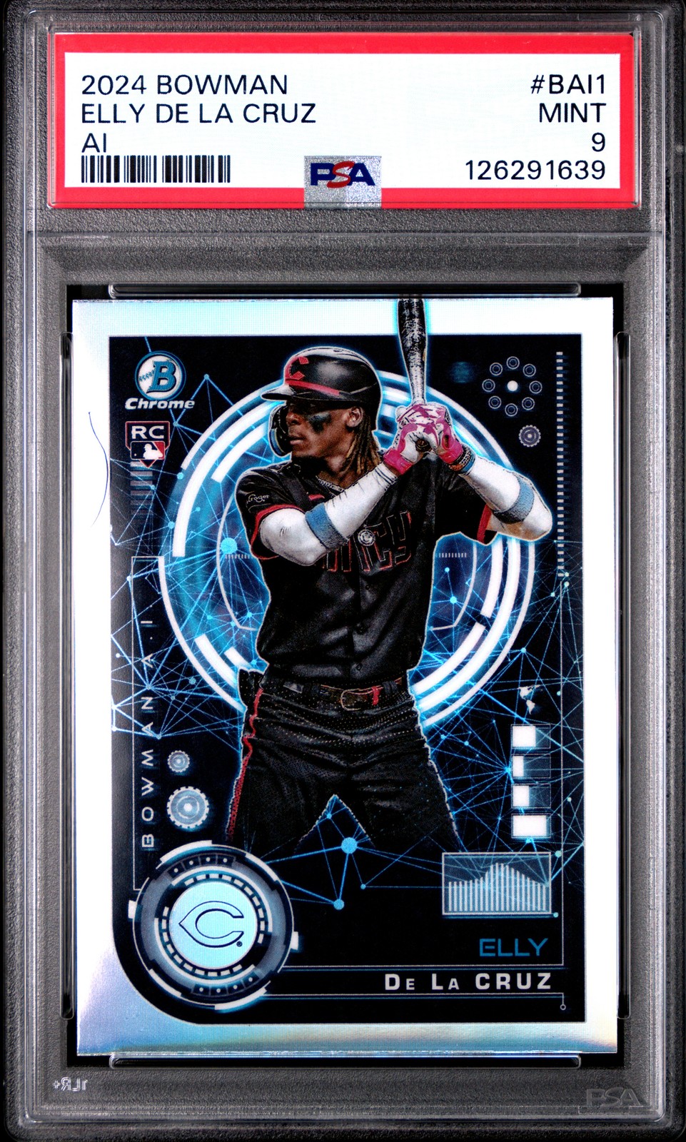 2024 BOWMAN BOWMAN AI #BAI1 ELLY DE LA CRUZ PSA 9