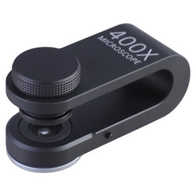 400x Mini Microscope for Smartphone Camera Lighted Portable LED Lens Universal