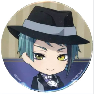 Disney Twisted Wonderland Nendoroid Jade Leech Badge Pin from japan