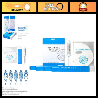 CO2 Bubble Gel Mask Kit for Face & Neck - Korean Skincare Spa Set, Hydrating & P