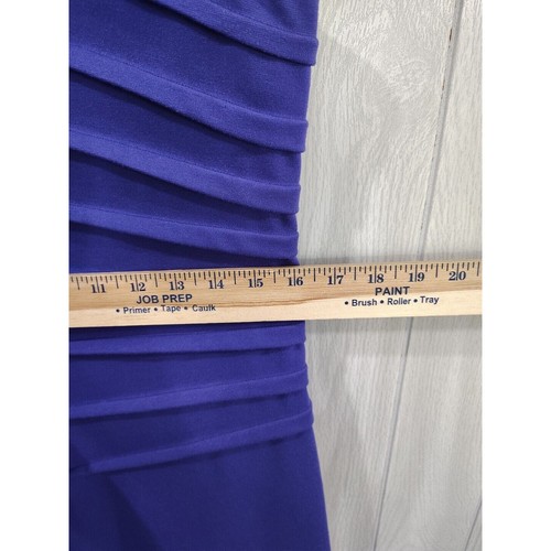 Calvin Klein Damen Starburst Etuikleid Lila Größe 12 Ärmellos - Bild 7 von 7