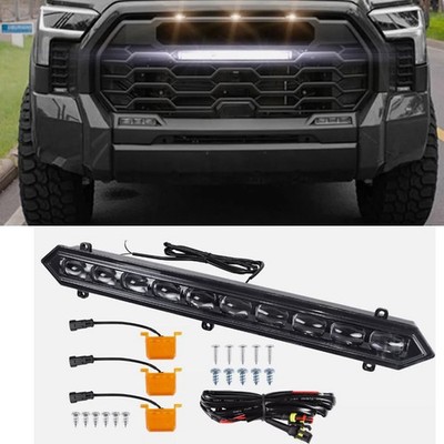 For PRO 2022-up Racing Grille Light LED BAR &3 Amber Set For TOYOTA TUNDRA USA