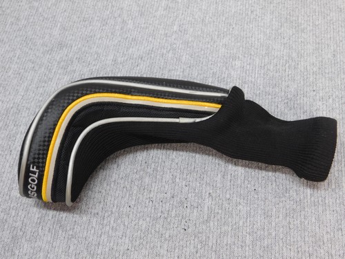 Adams Golf Idea a50S 5 Hybrid Headcover Black Yellow Protective Cover Fairway - Picture 3 of 4