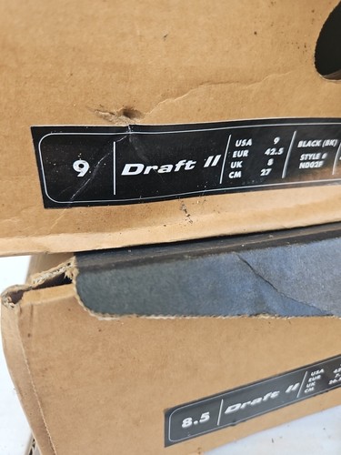 NO Fear Driving Force "Draft II" Racing Shoes Size 9 US, Black/Silver - Picture 6 of 6