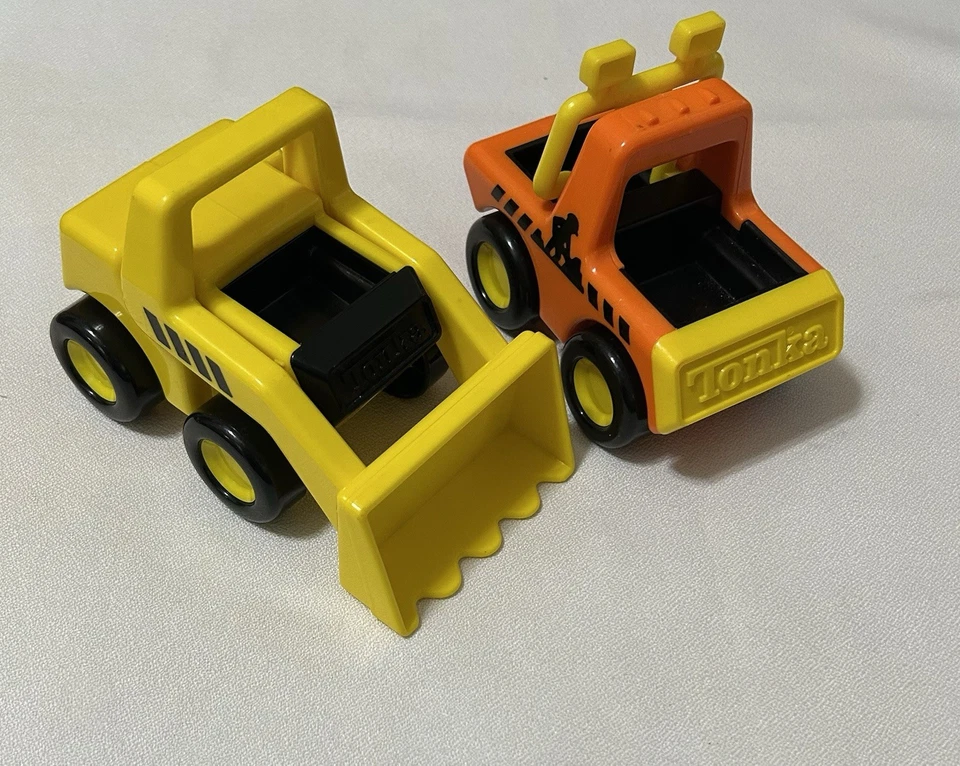 VTG 1980’s TONKA Construction Vehicle Set, Plastic Front End Loader & Pickup - Image 2 of 2