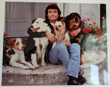 Ian McShane with Dogs Photo 8x10 Color