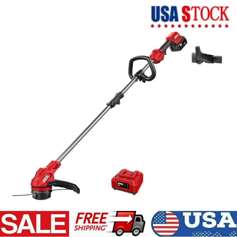 20V 13'' Brushless String Trimmer 2-Speed Settings w/4.0Ah Battery and Charger