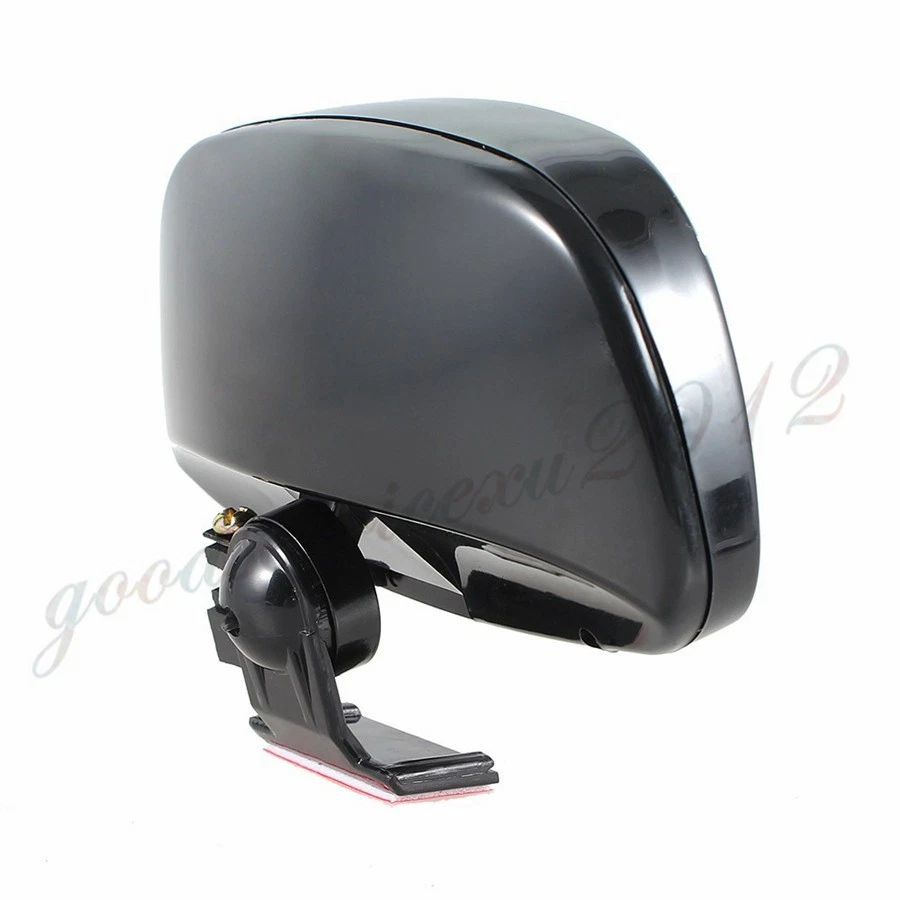 Un par de espejos retrovisores laterales de punto ciego ajustables gran angular plateados para vehículos Foto 4 de 4