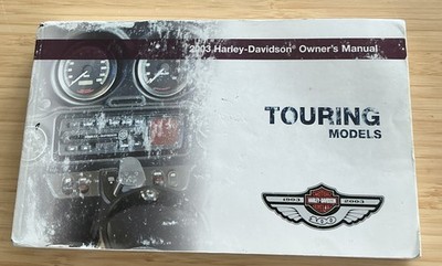 2003 Harley Davidson Touring Models Owner s Manual 99466-03