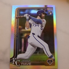2025 Topps Update #US192 John Rave Rainbow Foil