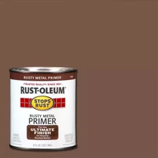 Rust-Oleum 1 Qt. Flat Rusty Metal Interior/Exterior Oil Based Primer