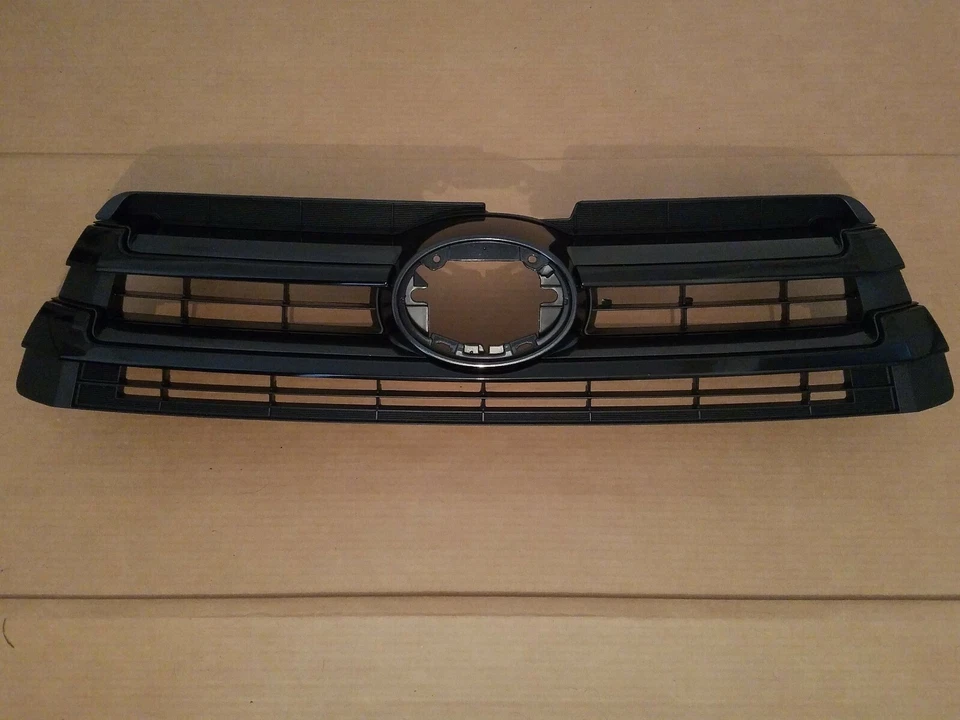 Parachoques delantero parrilla superior negro para Toyota Highlander 2017-2019 NUEVO Foto 2 de 4