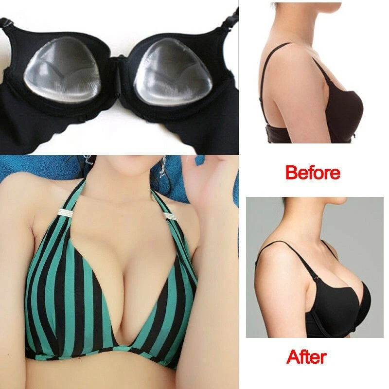 Silicone Gel Bra Breast Enhancers Push Up Pads Chicken Bikini