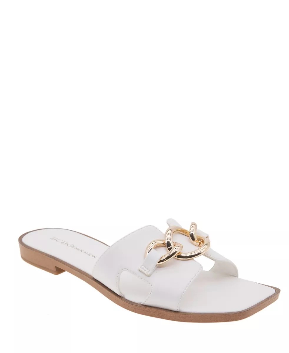 White flat dressy sandals sale