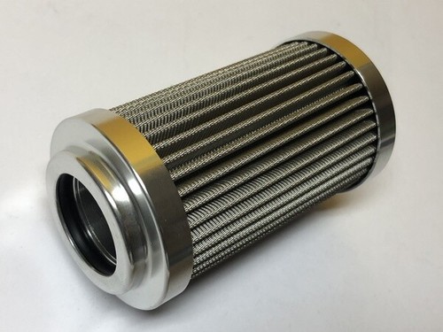 Raceworks ALY-077-10BK AN10 Inline fuel filter 10 micron Reusable 50 x 140 -10AN - Picture 4 of 5