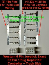 Western Exact Fit 6 Pin Joysticktruckside Unimount Snow Plow Harness Repair Kit Western Exact Fit 6 Pin Joysticktruckside Unimount Snow Plow Harness Repair Kit